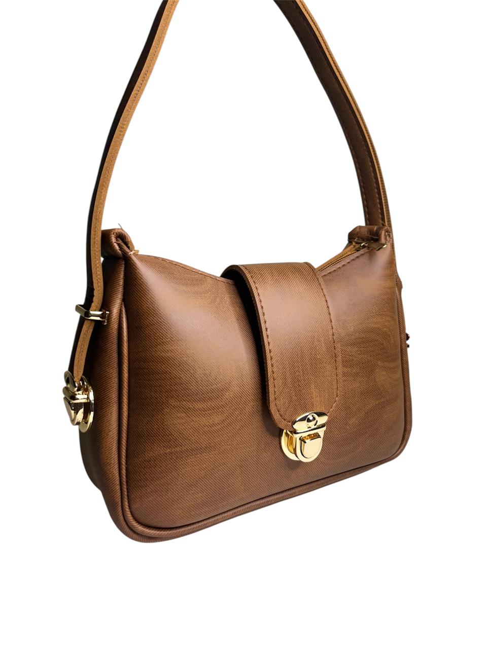Brown crossbody handbag