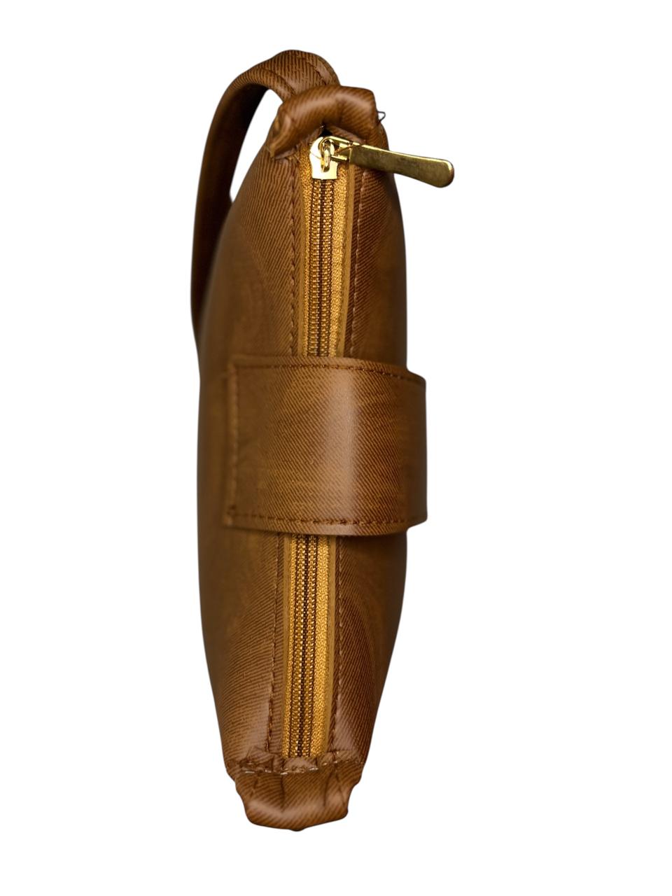 Brown crossbody handbag
