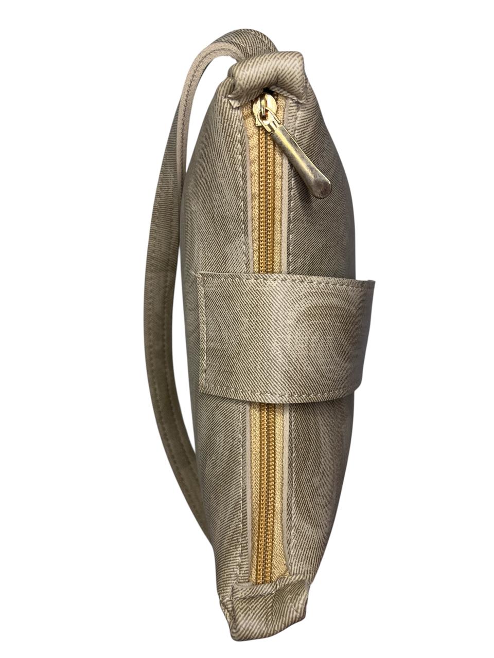 Beige crossbody handbag