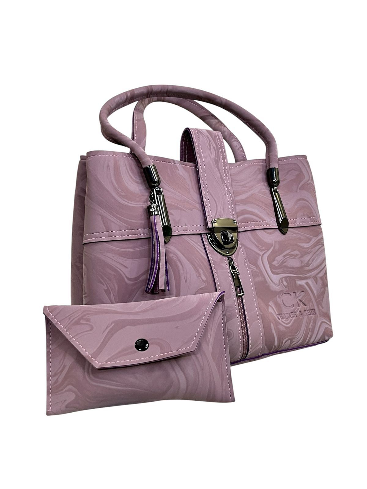 Moonstone Light Purple Tote & Wallet